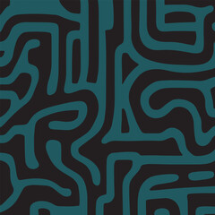 Abstract maze pattern