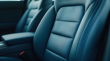 Fototapeta premium Elegant luxury sedan interior modern automotive photography showcase