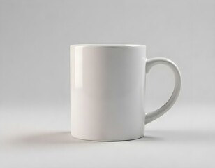 Obraz premium mug, ceramic, plain, glossy, finish, photorealistic, isolated, image, centered, color, background, minimalist, modern, clean, simple, elegant, design, shiny, smooth, drinkware, cup, beverage, coffee, 