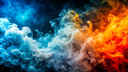 Fototapeta premium Smoke and Fog Texture Background and Color Trends