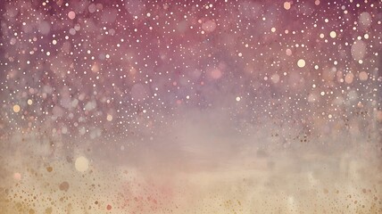 Obraz premium Subtle pastel bokeh in pink and lilac tones over a soft cream background, offering a gentle and romantic feel