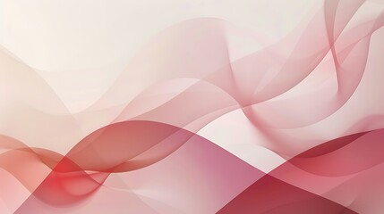 Abstract Pink and Red Wave Background