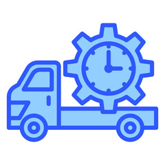 Obraz premium Transportation Management Icon