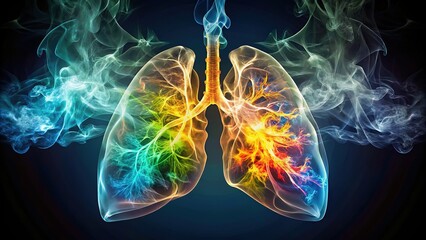 The cost of smoking: lungs ravaged, life lost.