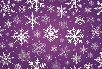 seamless pattern with snowflakes