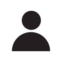 people icon flat vector for app or website