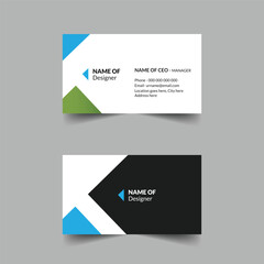 Fototapeta premium Professional Minimalist Corporate Business Card Design