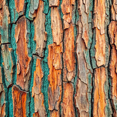 Obraz premium Bark texture background beautiful colors