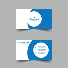 Professional Minimalist Corporate Business Card Design