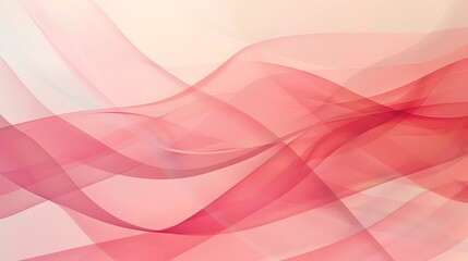 Abstract Pink and White Wave Background
