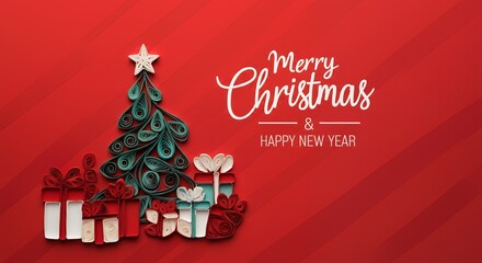 Various Christmas, New Year card and banner collection: Santa Claus, Christmas tree, snowman, reindeer, ornament, snowflake, snow covered village, xmas elements and decorations and many more.