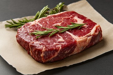 Fototapeta premium raw pork chops