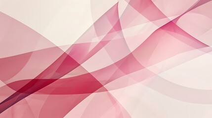 Fototapeta premium Abstract Pink and White Background with Intertwined Curved Shapes