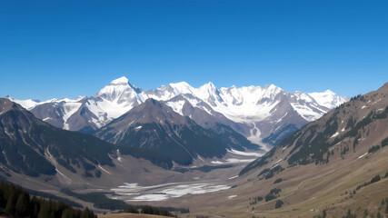 swiss mountains landscape