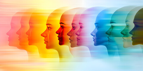 Obraz premium International Day for the Elimination of Racial Discrimination on Blurred Background