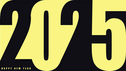 Happy new year 2025 design