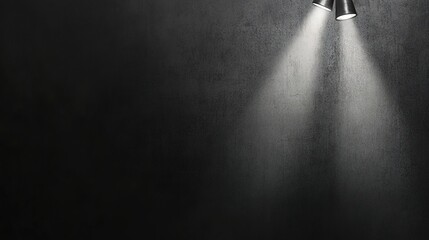 Dramatic Spotlight Illumination on Dark Textured Background Creating a Mysterious and Atmospheric Setting for Creative Projects and Visual Content