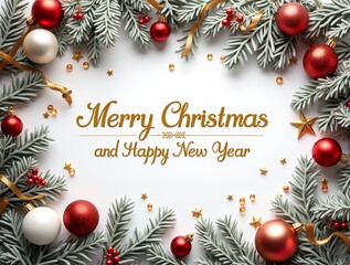 Christmas cards, New Year's cards, banners: Santa Claus, reindeer, Christmas trees, candles, cookies, chocolate, snowballs, snowmen, and more