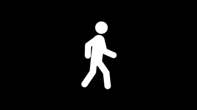 歩く人のピクトグラム