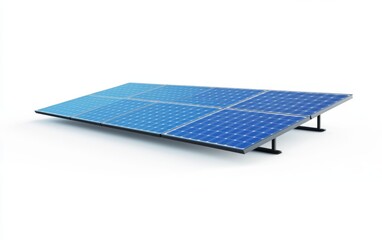 Solar Panels isolated in white background