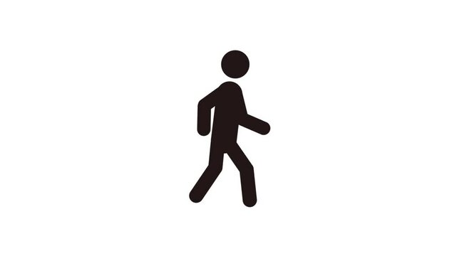歩く人のピクトグラム