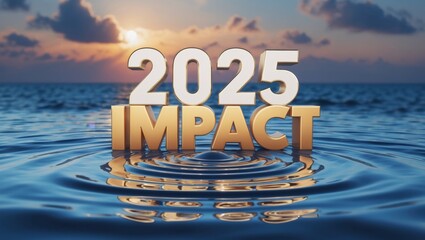2025 impact event ocean ripple reflections serene seascape visual artwork calm waters inspirational perspective
