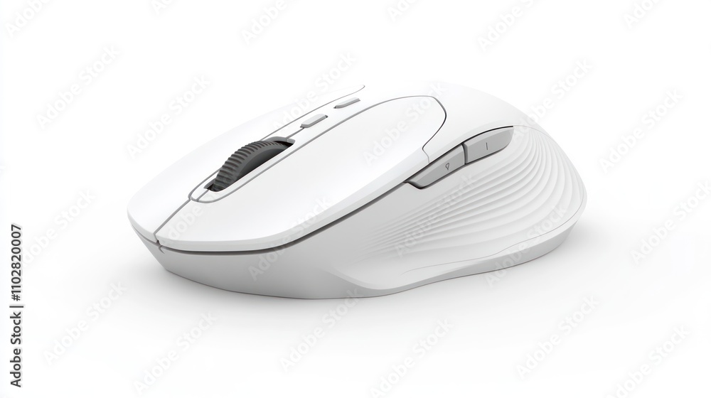 Aufkleber a sleek, modern wireless computer mouse designed for ergonomic use and efficiency.
