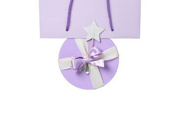 PNG, New Year gift, Christmas gifts isolated on white background.