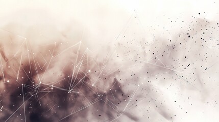 Obraz premium Abstract Digital Art with Geometric Lines and Soft Color Blends