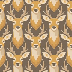 pattern with deer