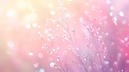 Soft focus fireworks in pastel tones, dreamy and elegant, New Year's Eve theme,