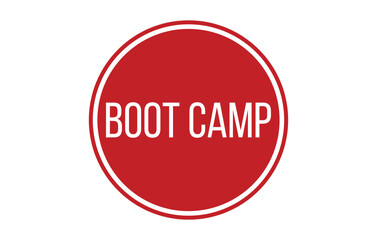 BOOT CAMP Rubber Stamp Seal Vector illustration isolated on white background