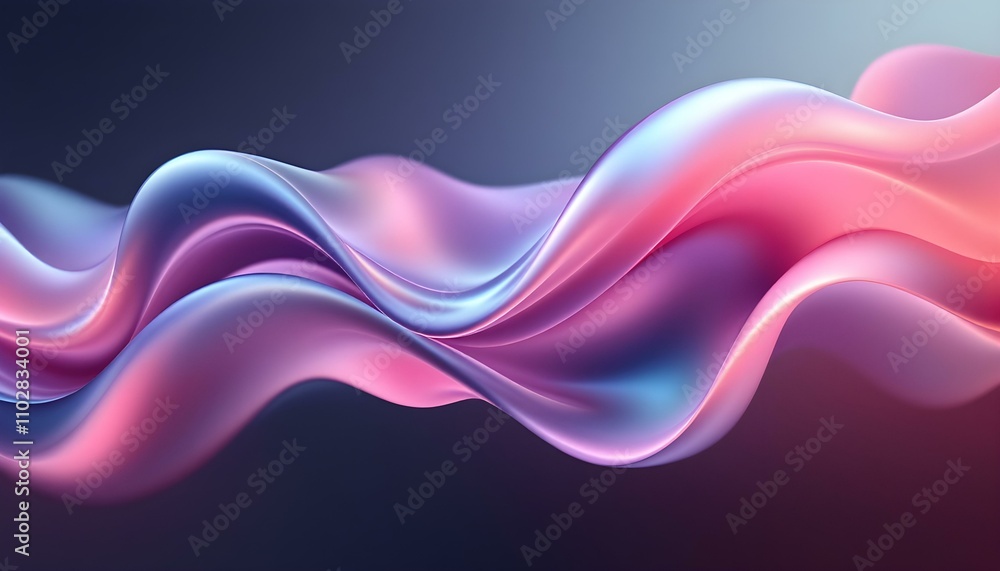 Poster abstract iridescent holographic liquid background technology wallpaper neon futuristic flow data dig