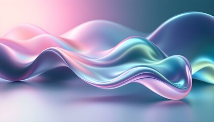 Abstract iridescent holographic liquid background technology wallpaper neon futuristic flow data digital. Abstract fluid 3d renders holographic iridescent neon curved waves in motion dark background