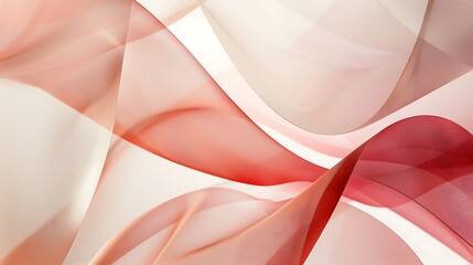 Abstract Red and Beige Fabric Background