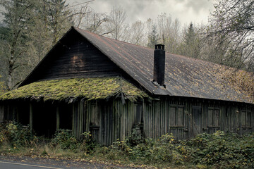 Fototapeta premium Haunted Cabin