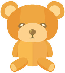 クマのぬいぐるみ ベクター素材