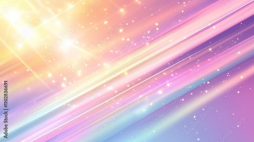 Poster abstract colorful background with light and sparkle effects