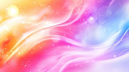 Obraz premium Abstract Colorful Background with Smooth Flowing Patterns and Lights