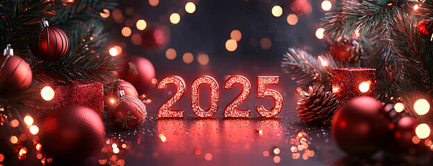 New Years Eve 2025 holiday background, christmas, 2025 background
