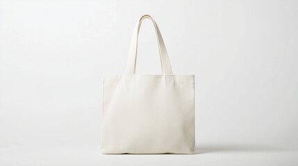 Blank Canvas Tote Bag: A minimalist's dream. This pristine, off-white tote bag is the perfect blank canvas for your creative vision.  Ready to be personalized with logos, designs, or messages.