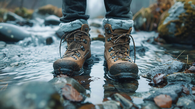 a hiking boots
