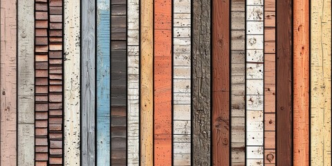 seamless of  Natural wood texture and background , isolated on white background,  , copy space, copy space for text,