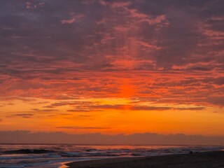 sunrise over the sea