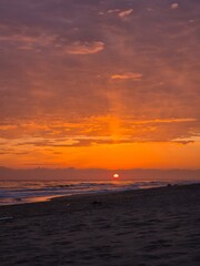 sunrise over the sea