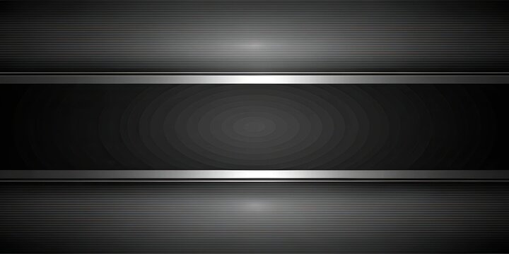 Abstract black background with a sleek and modern design ,  rendering, template , minimalistic, dark, artistic
