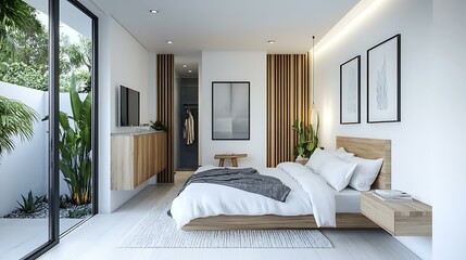 Modern Minimalist Bedroom Interior Design