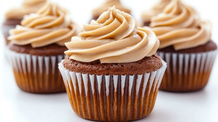 Delicious Brown Sugar Cupcakes with Creamy Icing