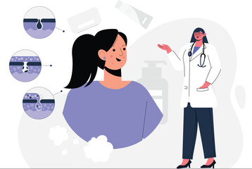 Dermatology Concept Illustration