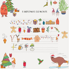 Fototapeta premium New year and Merry Christmas 2025 celebrated all over world